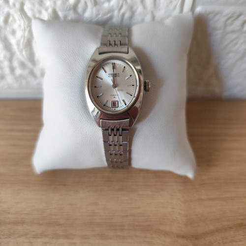 Seiko Automatic watch model 2205-7010 used, silver dial, 17 jewels