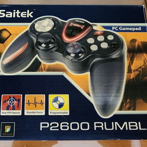 Saitek 8 Button Rumble PC Game Controller like new