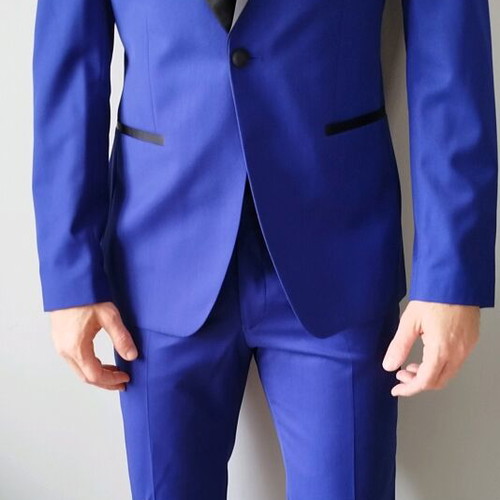 Pako Lorente Blue Roua Tuxedo Suit New, Jacket Size 50