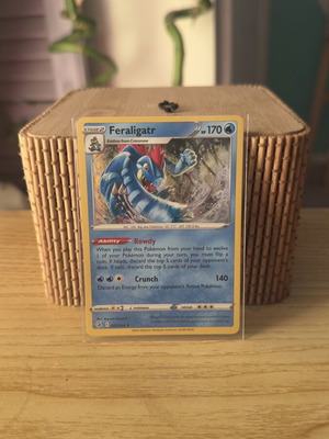 Feraligatr Pokemon card in excellent condition