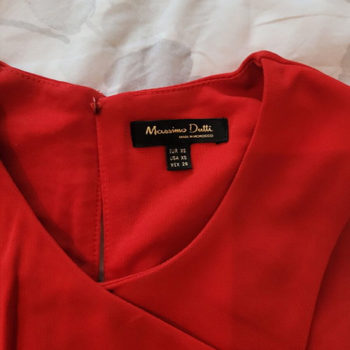 Massimo Dutti red blouse XS