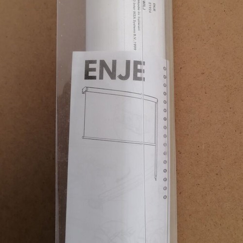 Enje light filtering roller blind new, white