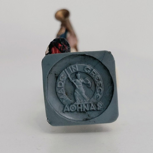 Vintage Evzone soldier figure used, Athens
