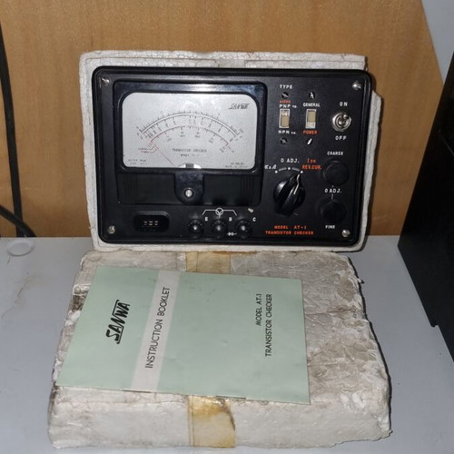 Sunwa Japan Vintage Transistor Tester used, unknown condition for service or parts