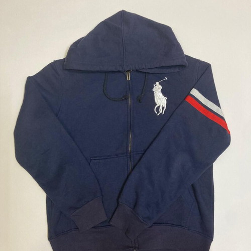 Ralph Lauren navy vest with big pony logo, size L