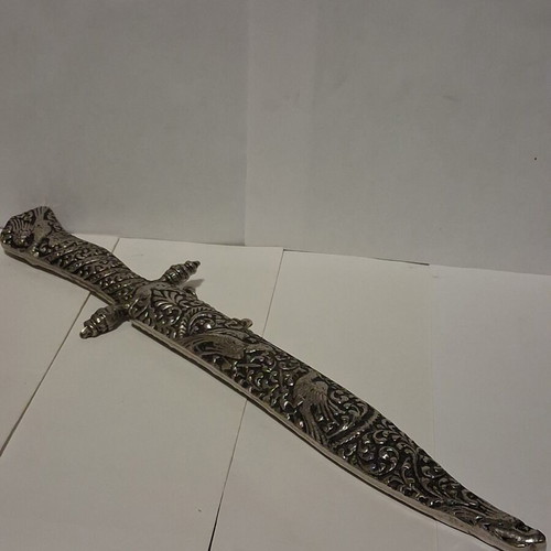 Athens Decorative Greek Knife vintage with embossed metal sheath