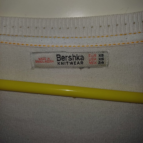 Bershka white cardigan like new, size XS