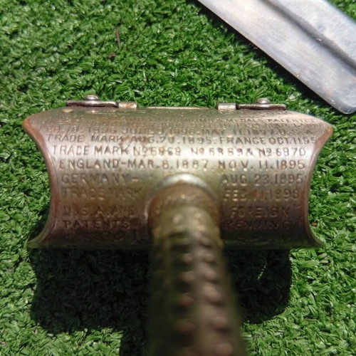 Star Razor used, 1896