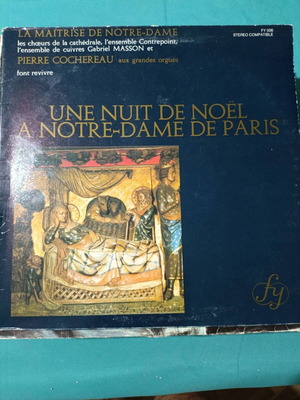 Une Nuit de Noël à Notre-Dame de Paris vinyl record