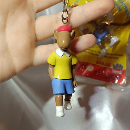 Babar keychains used, Junior Goody's collection