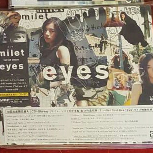 Milet Eyes Limited Edition Type A CD and Blu-ray like new, J-Pop