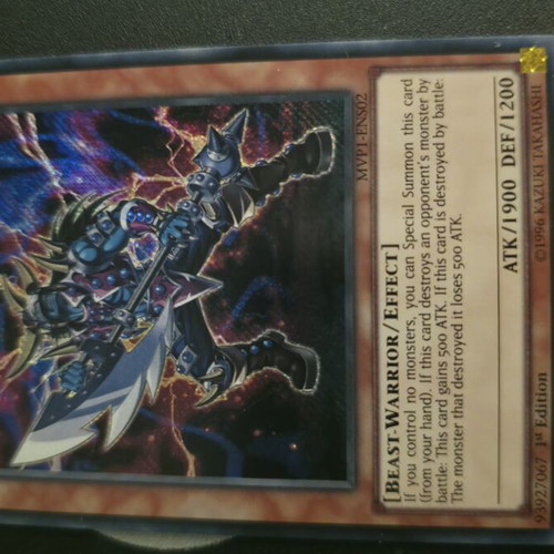 Kaiser Vorse Raider 1st Edition card like new