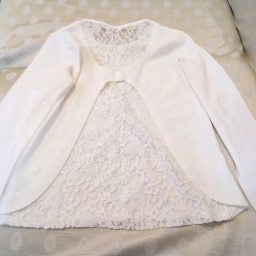Nek Kids Wear long-sleeve kids shirt new, white, size 140 cm, age 10