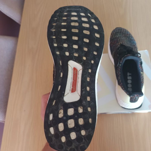 Adidas Ultraboost men's athletic shoes like new, size 42.5, black and white