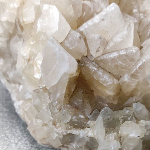 Raw Serifos Quartz used natural crystal with iron crust