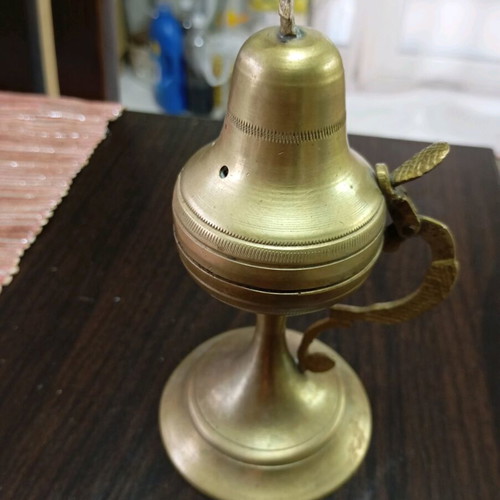 Bronze incense burner used, old style with lid play