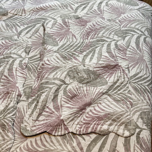 Adam Home quilt set 3 pcs 220×240cm tropical design like new