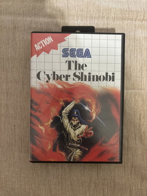 The Cyber Shinobi SEGA Master System game complete