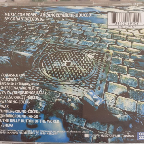 Goran Bregovic Underground CD used, folk