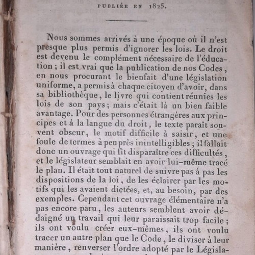 Code Civil 19th Century Civil Code used, French