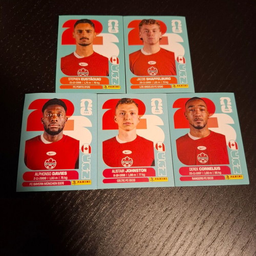 Canada Players FIFA World Cup 2026 Stickers New Set