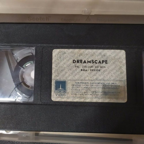 Dreamscape (1984) VHS like new with Greek subtitles