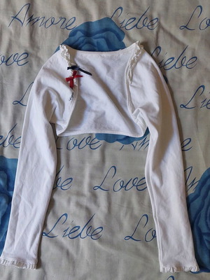 Lapin house bolero used for 10 years old white