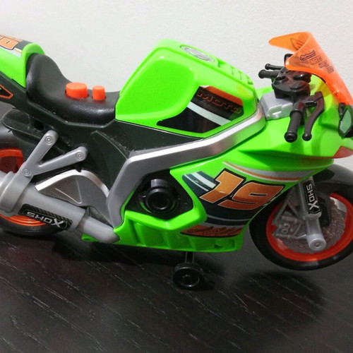 Nikko Nitro Green Motorcycle used 25cm with lights and sound