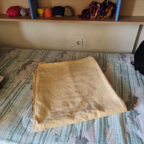 Cotton sofa throw used, 2.20 x 1.90 m