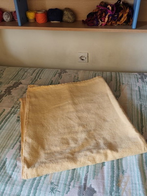 Cotton sofa throw used, 2.20 x 1.90 m