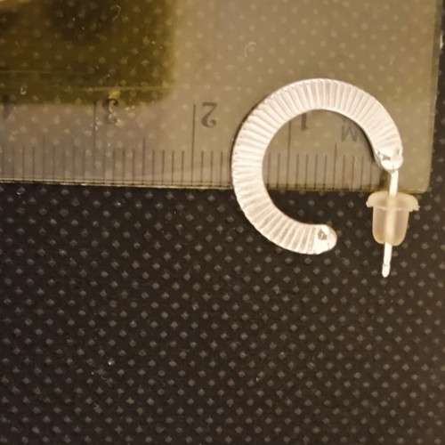Silver 925 hoop earrings like new