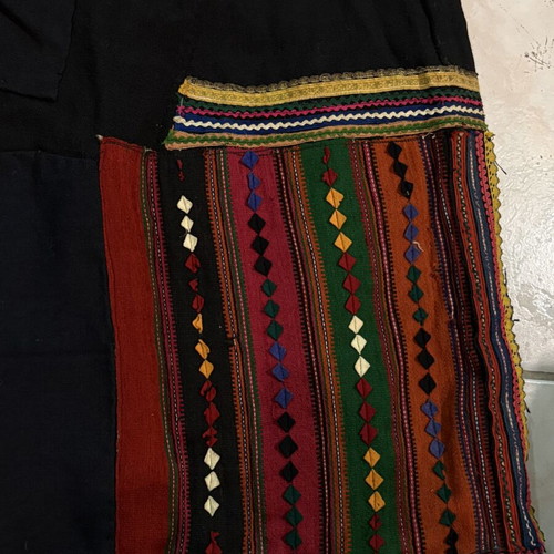 Traditional folk costume used with beautiful designs, height 110 cm