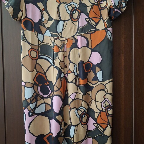 Diane Von Furstenberg vintage mini dress used, colorful, size S