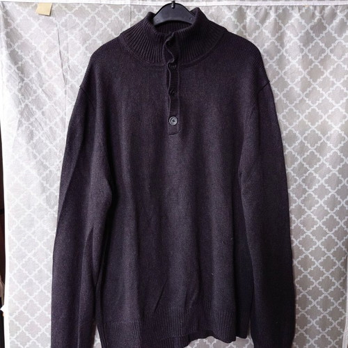 Banana Republic men's sweater used, dark charcoal - black, size M/L