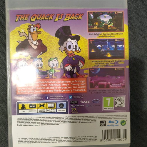 Ducktales Remastered for PlayStation 3 used