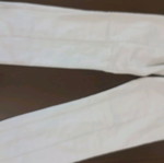 Zara women's pants slightly elastic, ecru color, like new