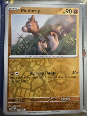 Mudbray Reverse Holo 107/182 Destined Rivals new condition