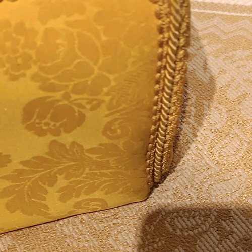 Elegant decorative basket used with embossed design