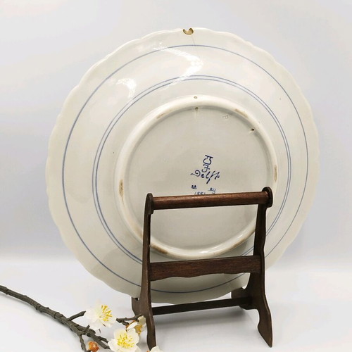 DELFT hand-painted plate from 1954 used, antique