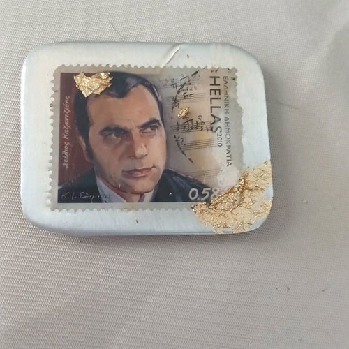 Fridge magnet like a stamp like new