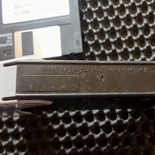 FuGIFILM & IBM 5-disc vintage floppy disks used with case