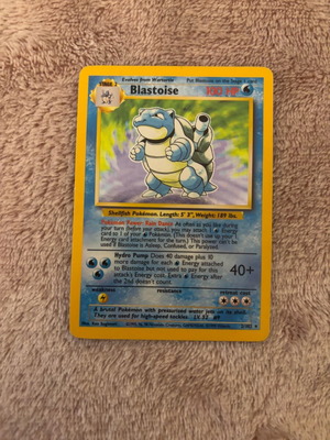 Κάρτα Pokemon Blastoise Holo Rare never played
