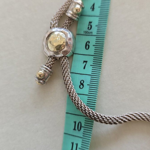 Silver 925 and Gold 585 Bracelet