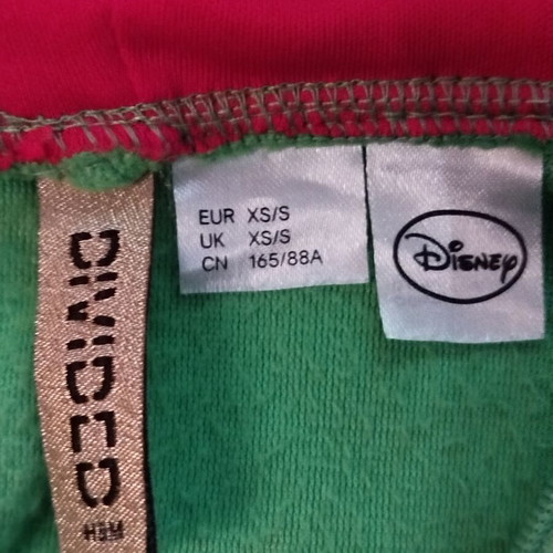 Disneyland Kermit the Frog onesie XS/S like new, green fleece