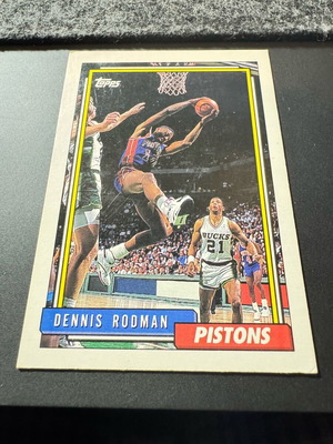 Topps Dennis Rodman Card #137 1992 like new