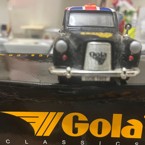 Gola Taxi Car 100 Years Anniversary metal collectible, new