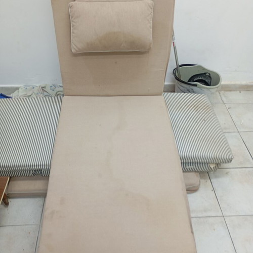 Professional sunbed cushions premium 8cm, like new, pack of 2