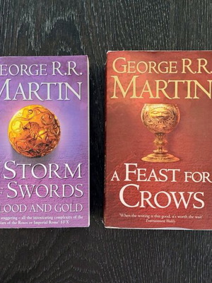 George R.R. Martin A Song of Ice and Fire 4 βιβλία σαν καινούργια, αγγλικά
