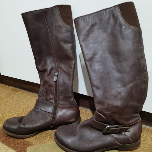 Brown Reaction Kenneth Cole boots used, leather, size 36