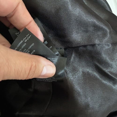 Sandro suede skirt used, black